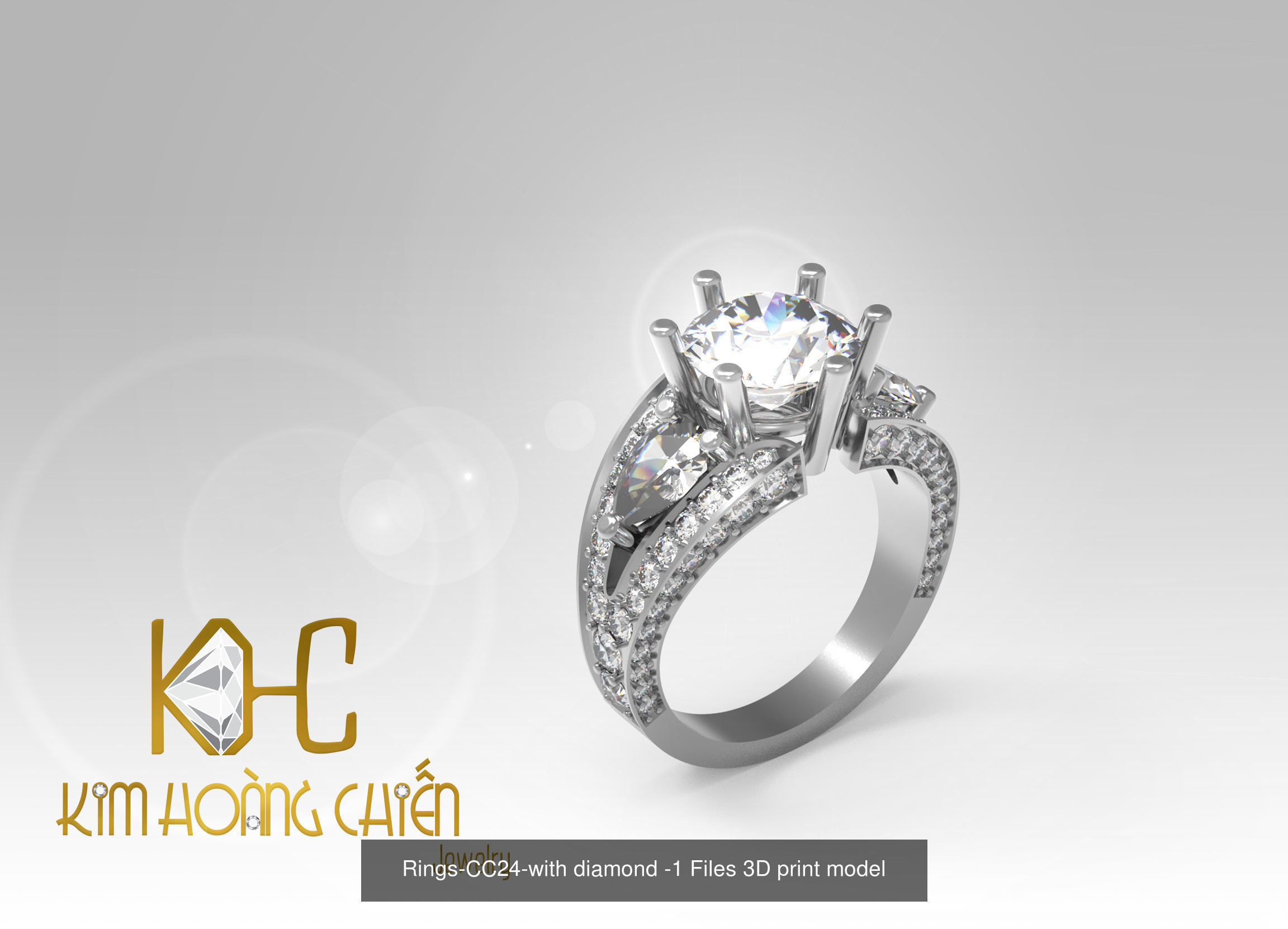 Collect of 50 rings 3D Model Collection_33