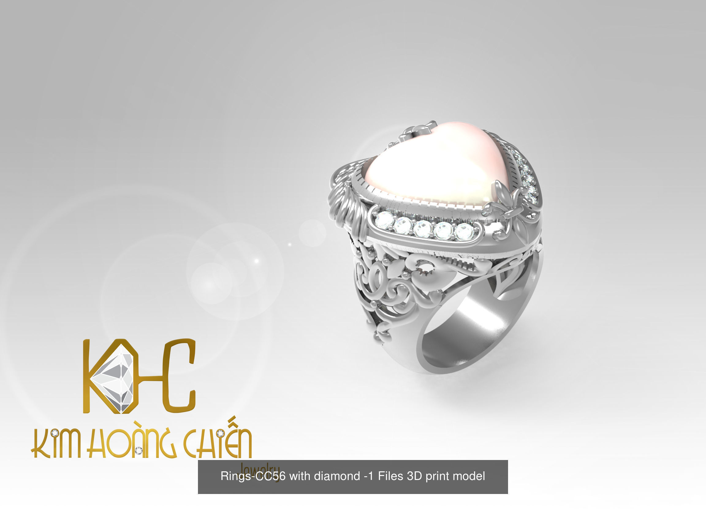 Collect of 50 rings 3D Model Collection_63