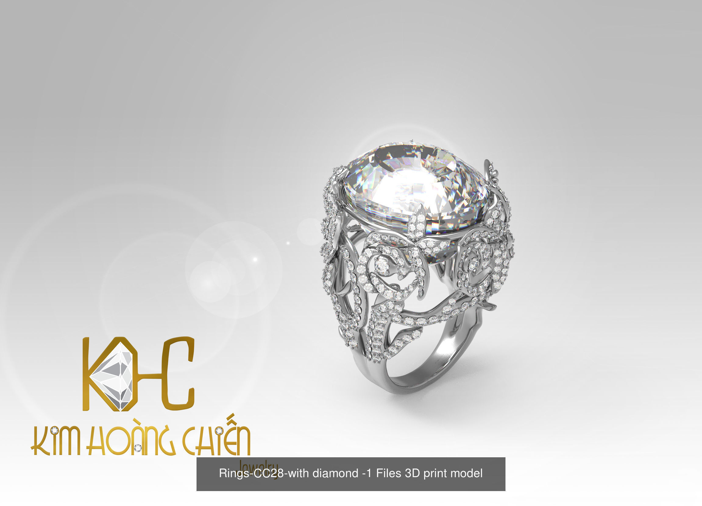 Collect of 50 rings 3D Model Collection_37