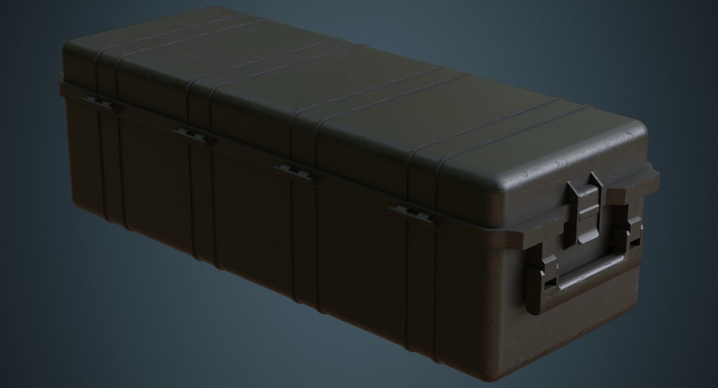 Military Case 4B Low-poly 3D model_1