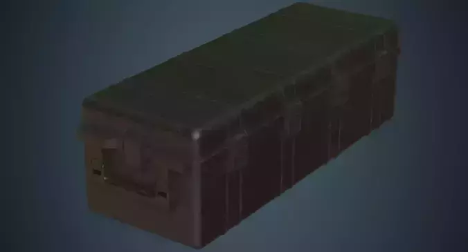 Military Case 4B Low-poly 3D model