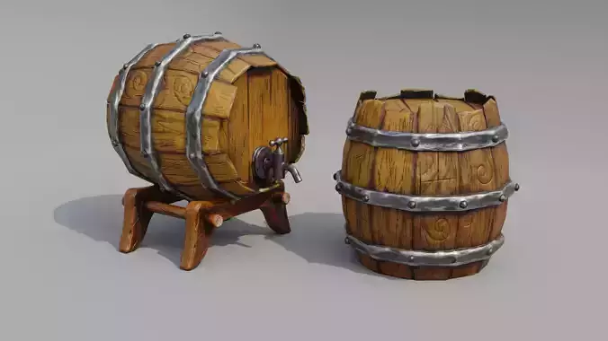 Stylized Barrel