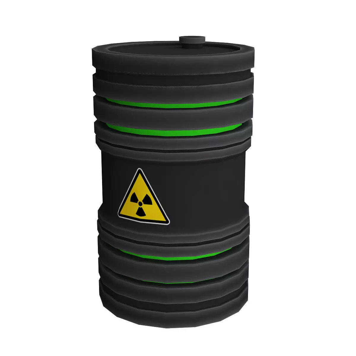 Barrel SCI FI 3d model Low-poly 3D model
