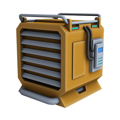 Generator Sci Fi 3d model Low-poly 3D model