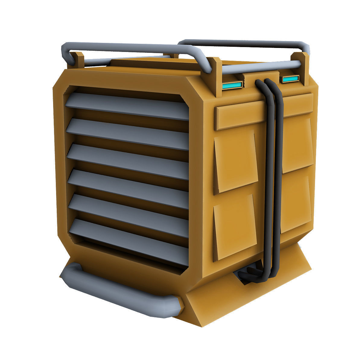 Generator Sci Fi 3d model Low-poly 3D model_1