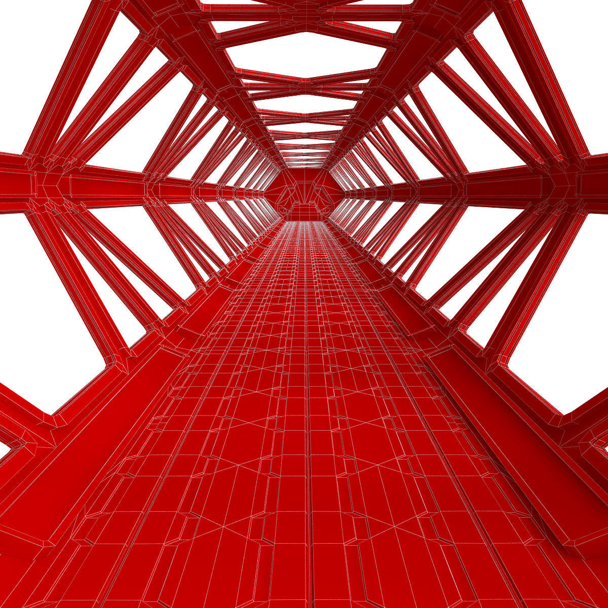 Sci Fi Modular levels 3d model Low-poly 3D model_10