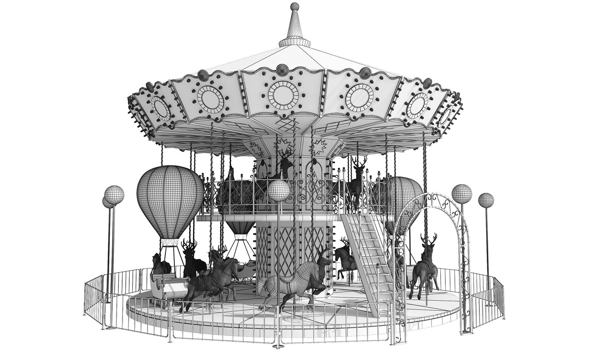 Amusement Toy 3D model_4