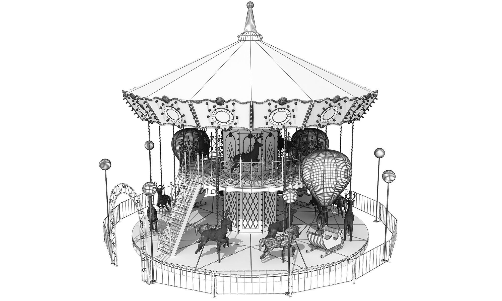 Amusement Toy 3D model_2