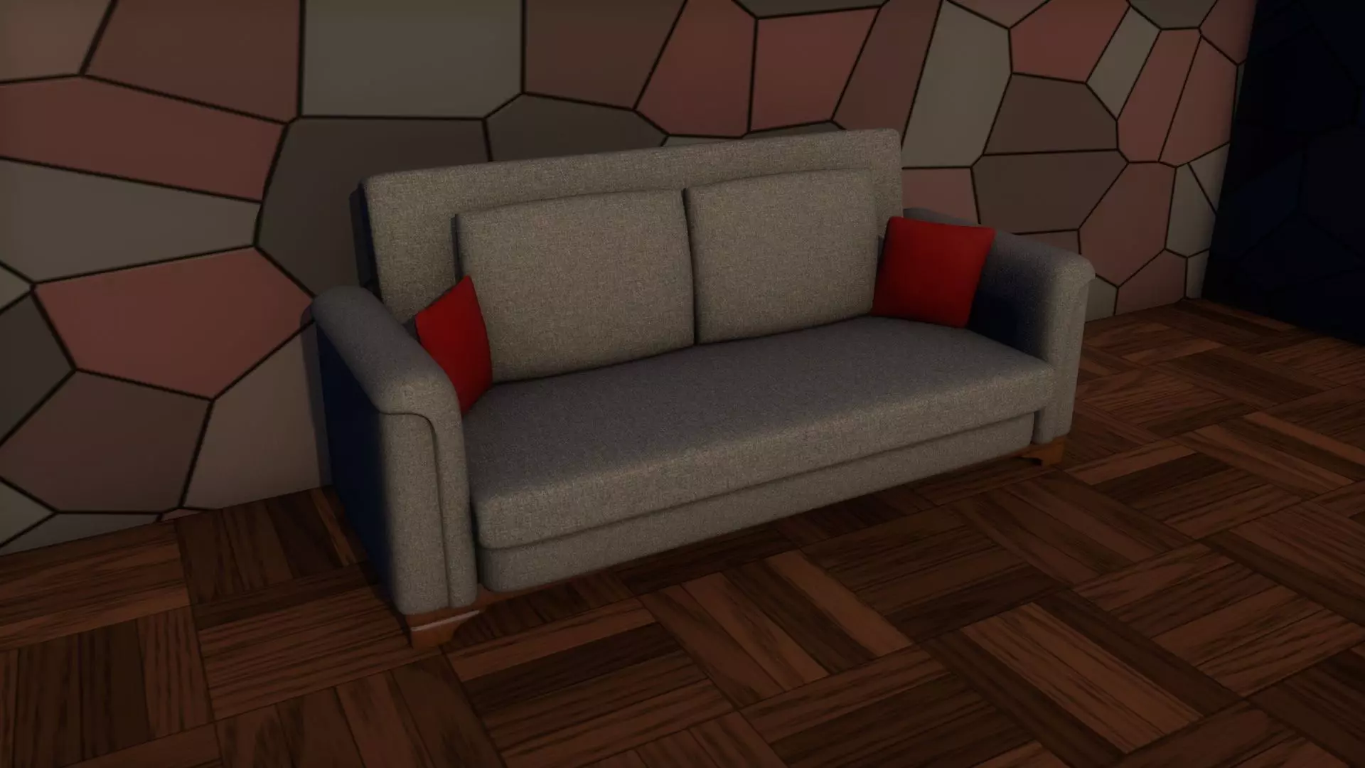 Basic couch Free 3D model