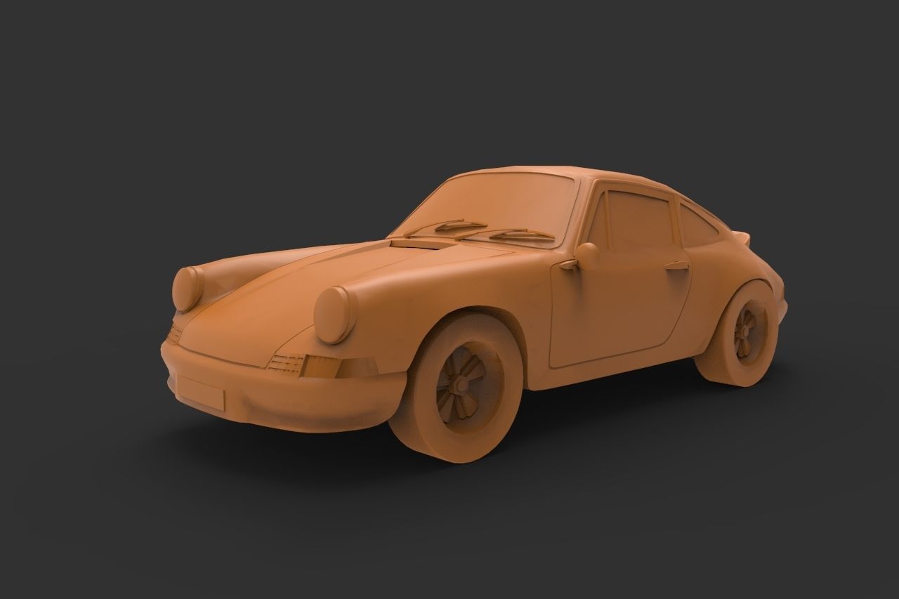 Porsche 911 Carrera RS 3D print model | CGTrader