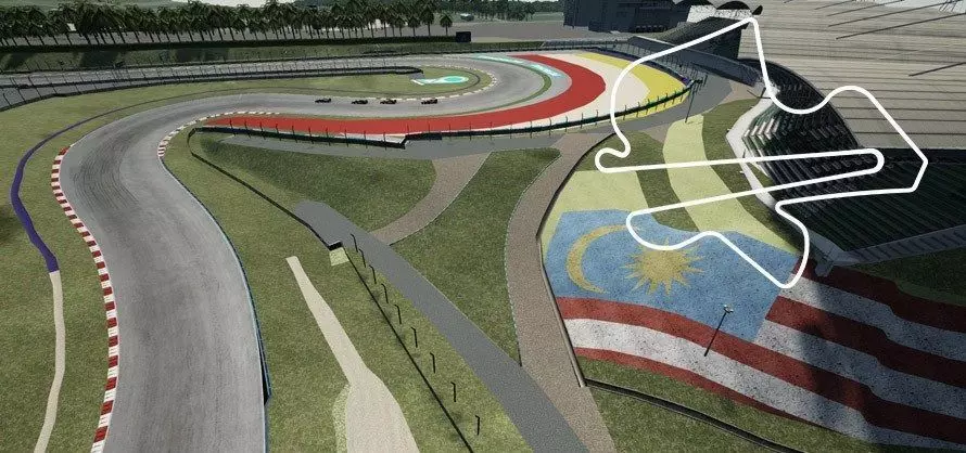 Sepang International Circuit Malaysia Low-poly 3D model_0