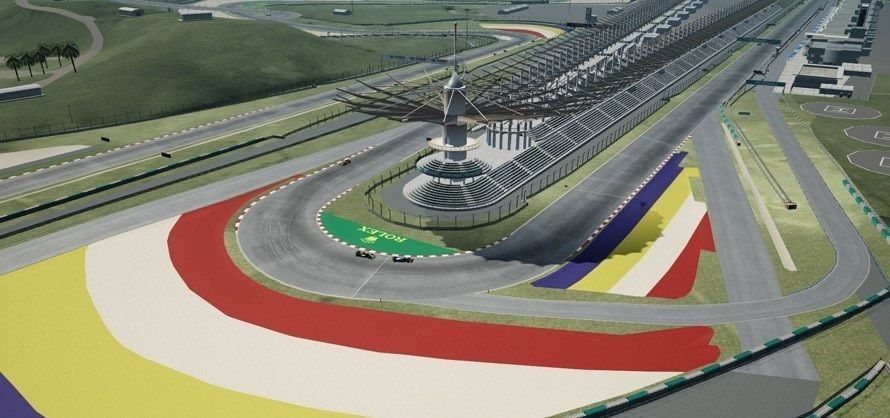 Sepang International Circuit Malaysia Low-poly 3D model_3