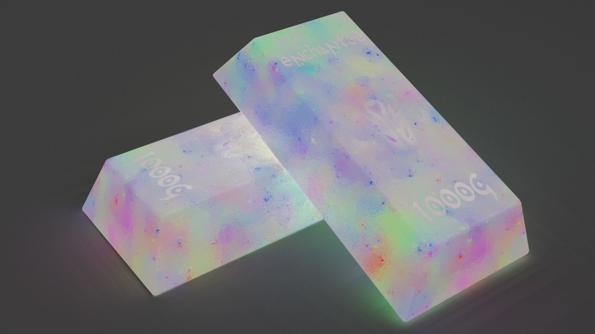 20 INGOTS PACK Low-poly 3D model_15