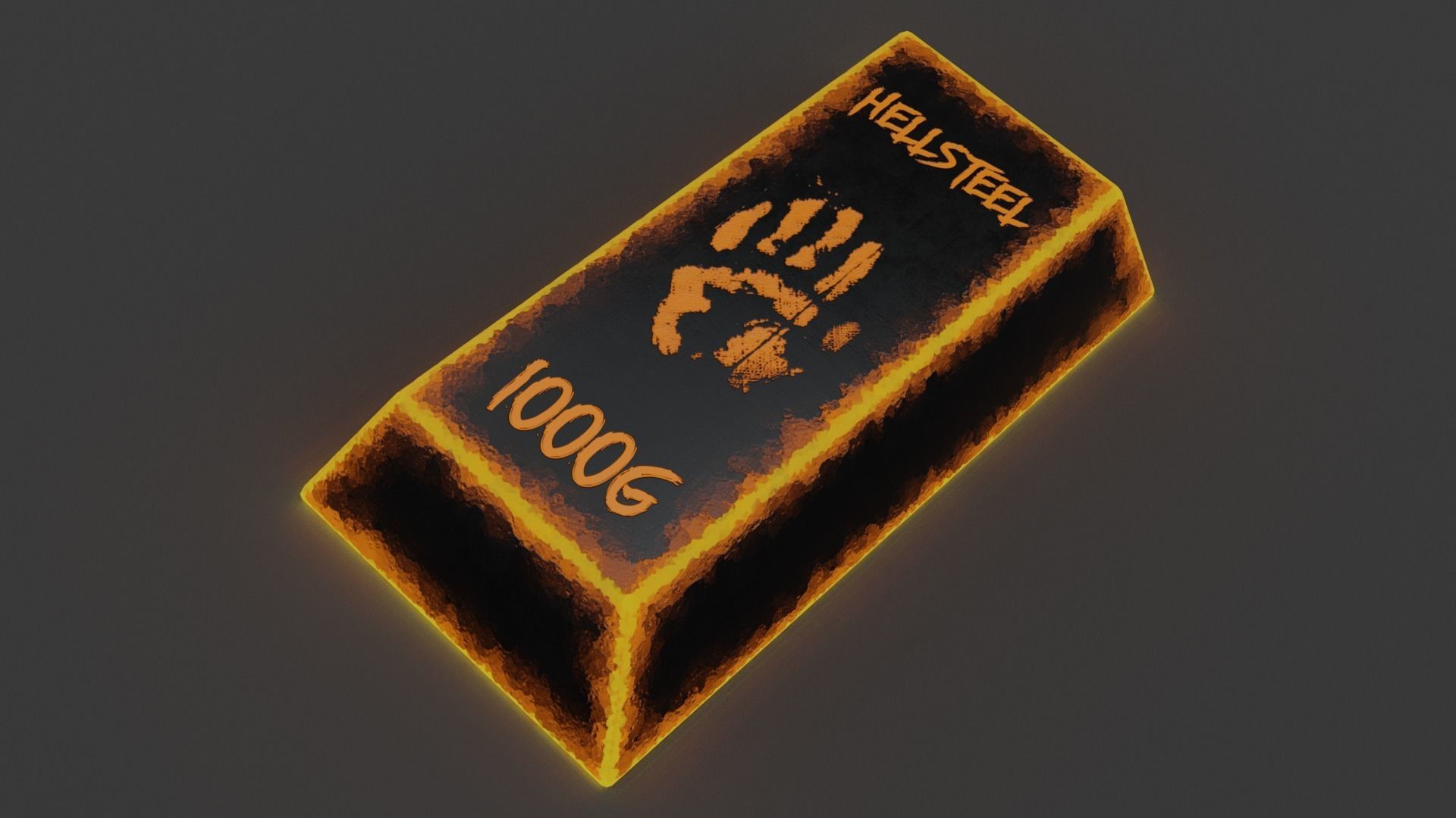 20 INGOTS PACK Low-poly 3D model_26