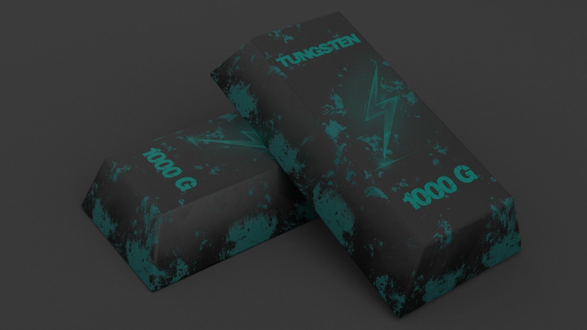 20 INGOTS PACK Low-poly 3D model_57