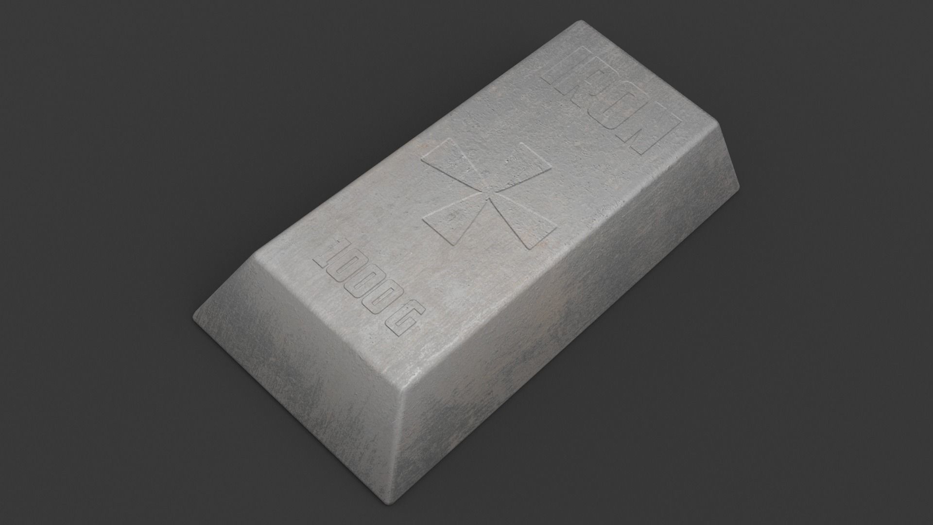 20 INGOTS PACK Low-poly 3D model_29