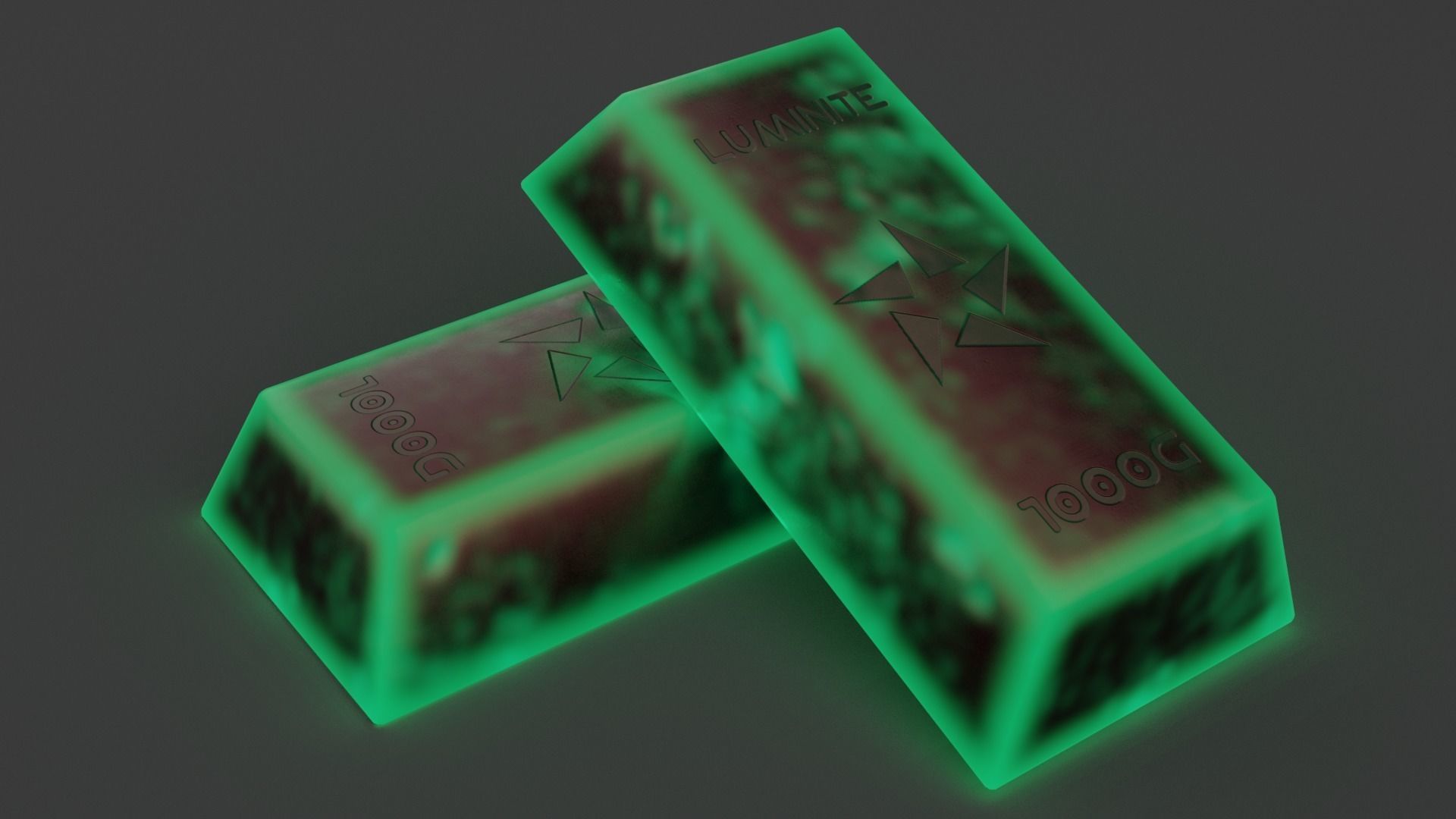 20 INGOTS PACK Low-poly 3D model_33