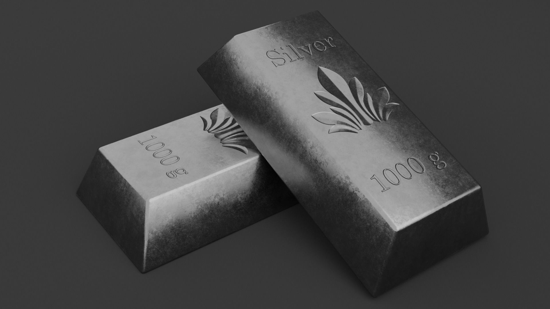 20 INGOTS PACK Low-poly 3D model_48