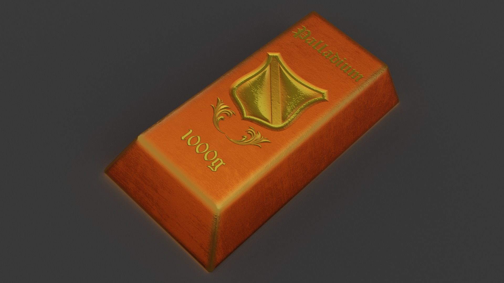20 INGOTS PACK Low-poly 3D model_44