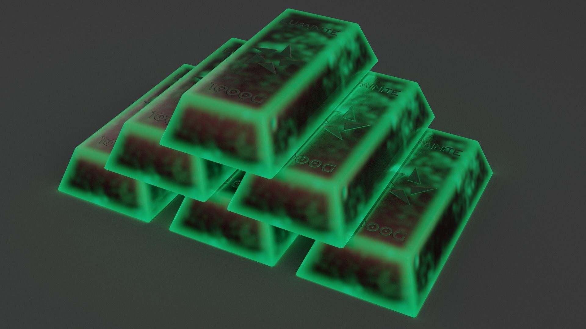 20 INGOTS PACK Low-poly 3D model_34