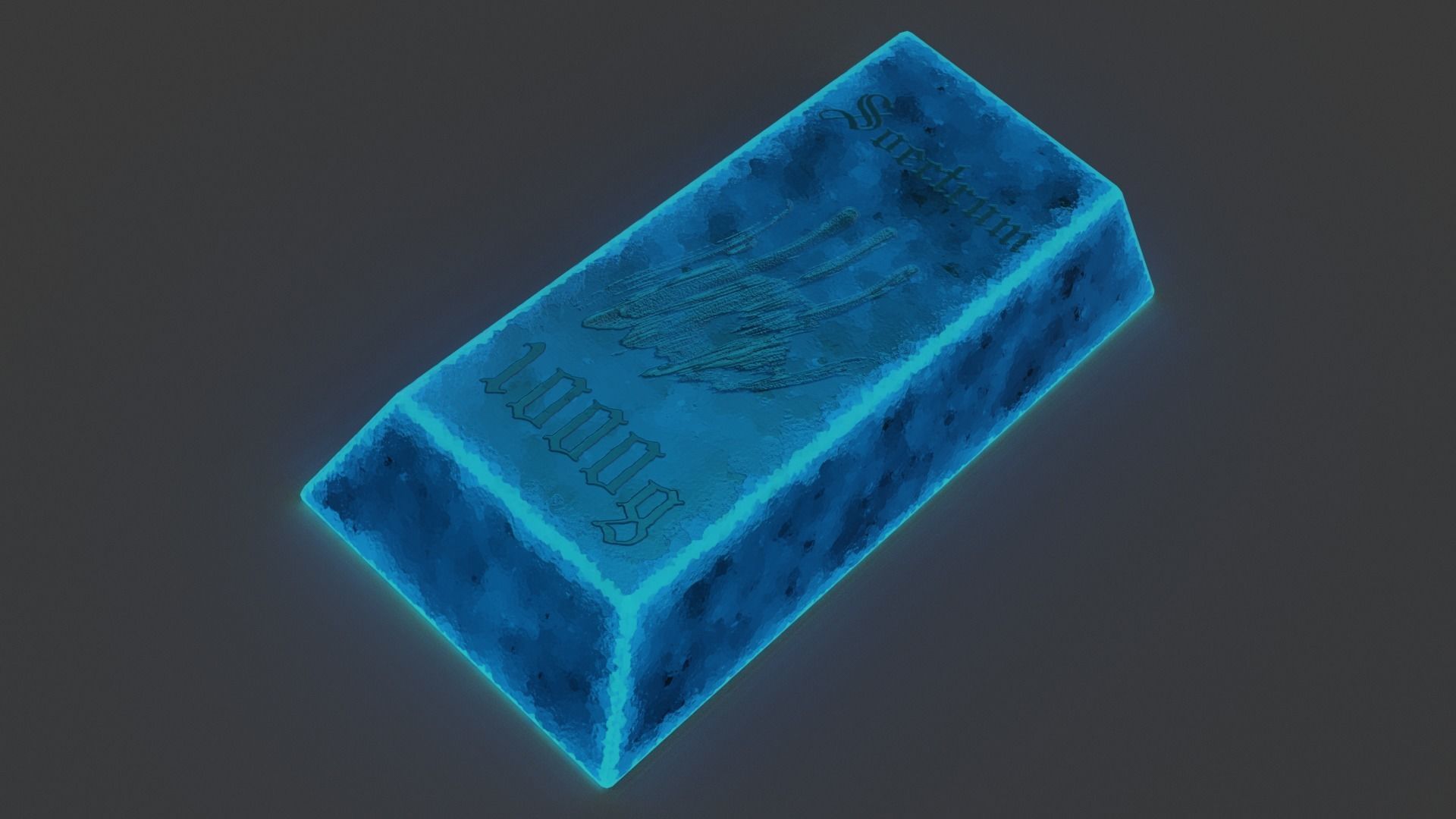 20 INGOTS PACK Low-poly 3D model_50