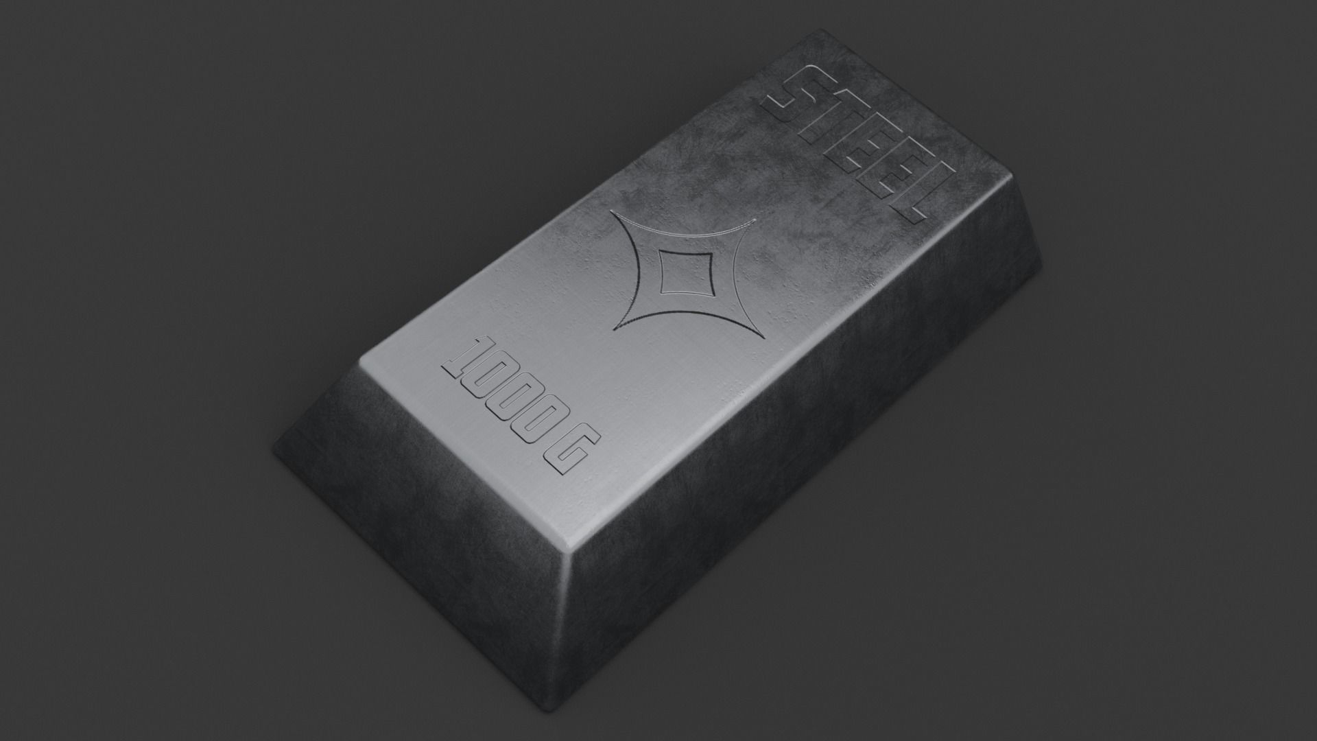 20 INGOTS PACK Low-poly 3D model_53