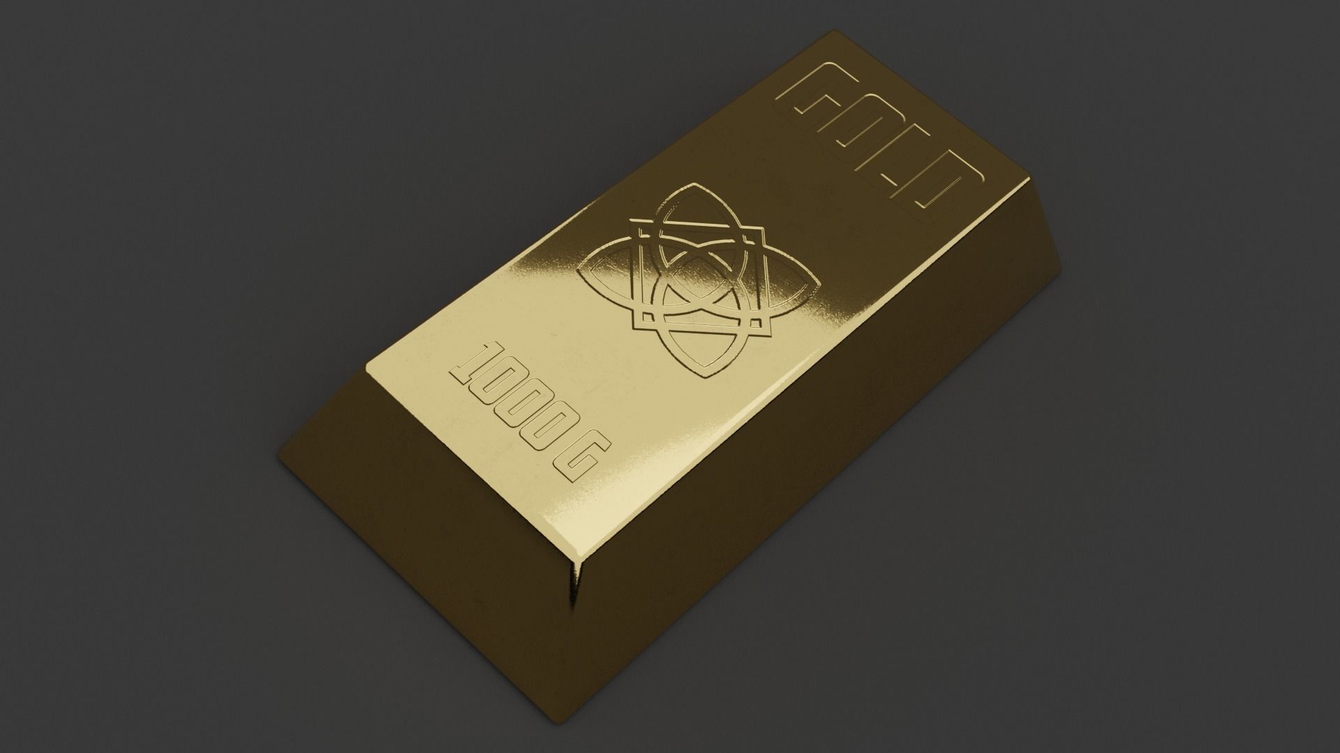20 INGOTS PACK Low-poly 3D model_20