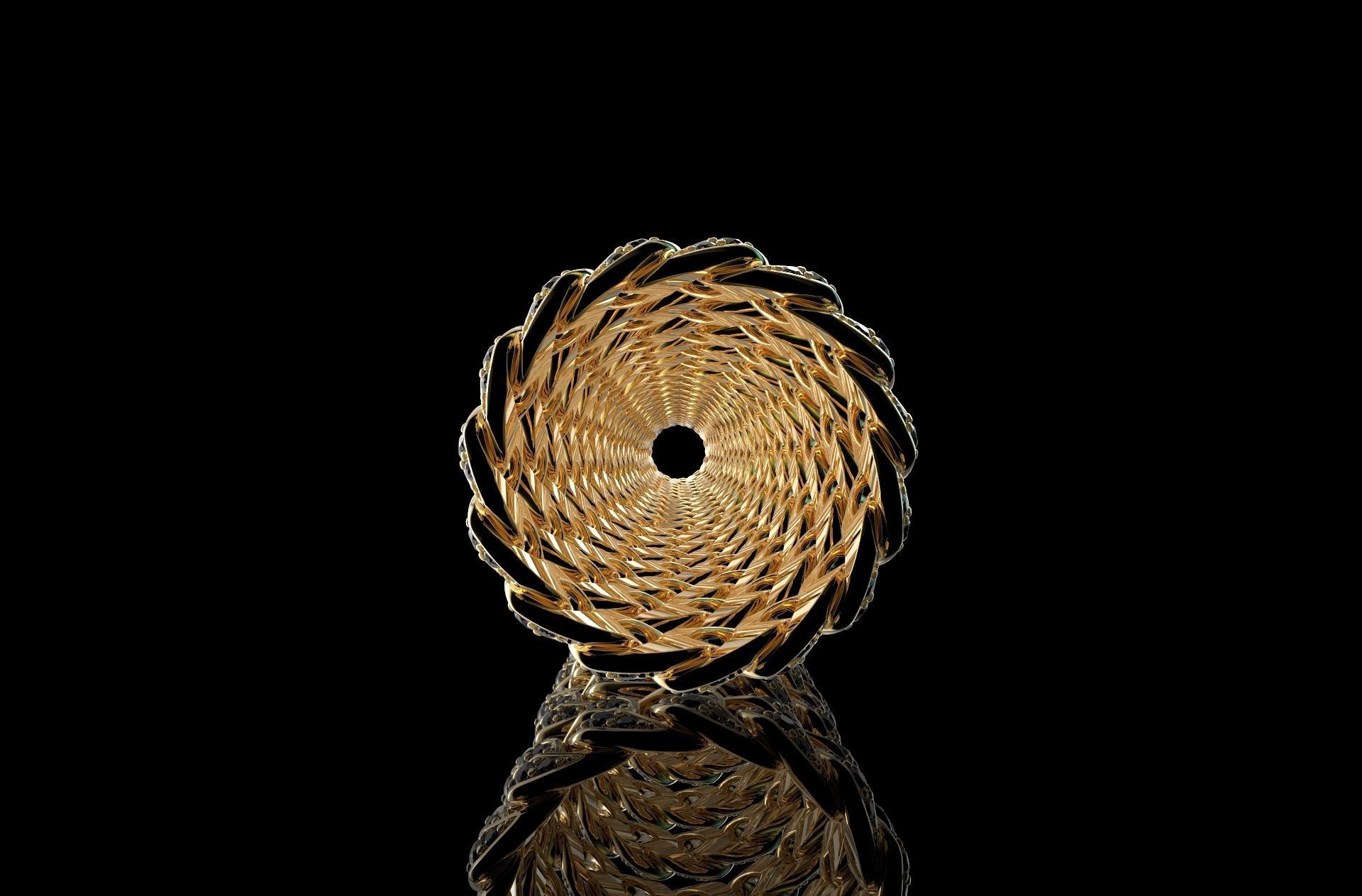 All Size Cuban Ring 3D print model_5