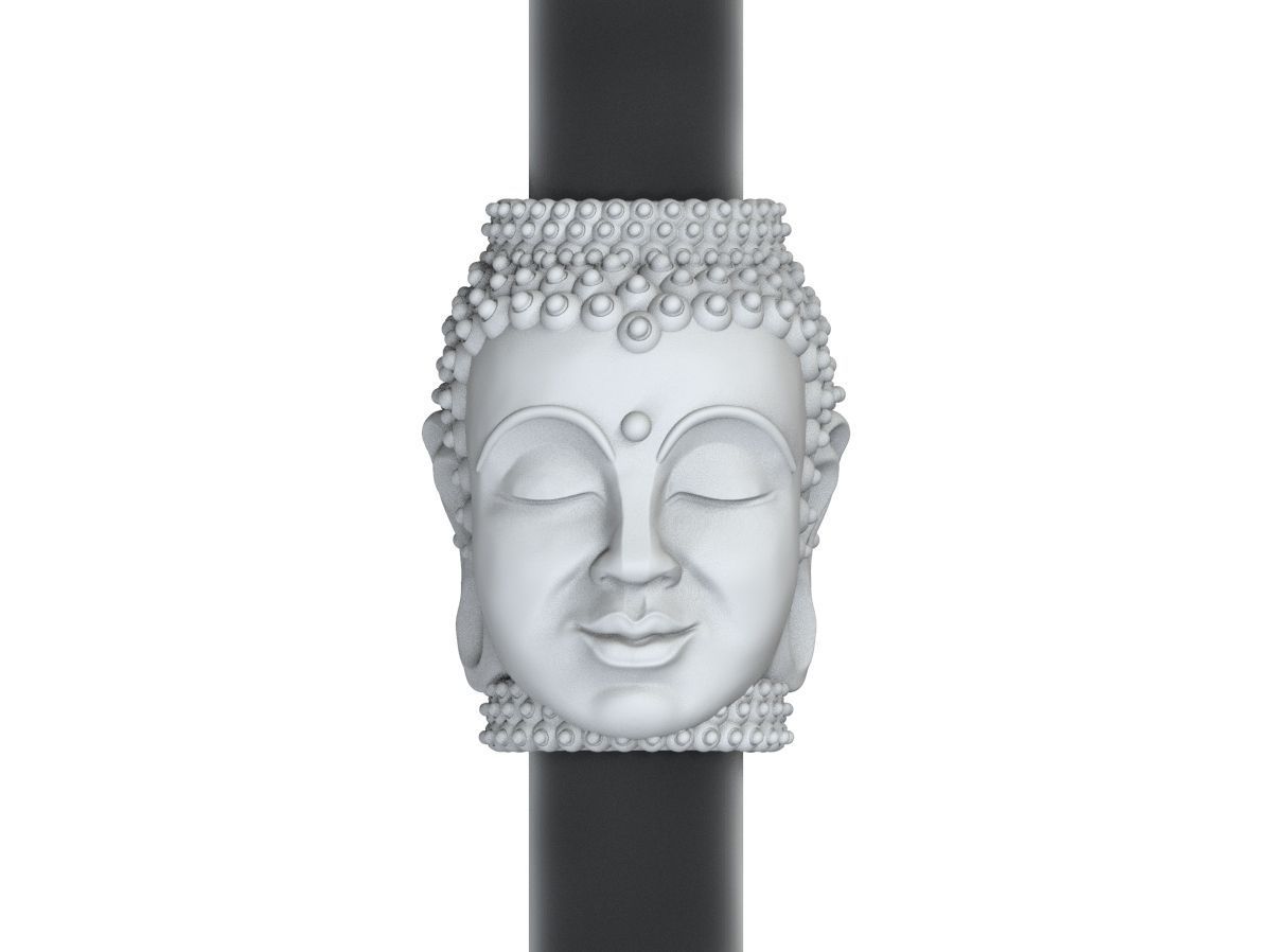 Buddha BEAD  BRACELET charm 3D print model_8