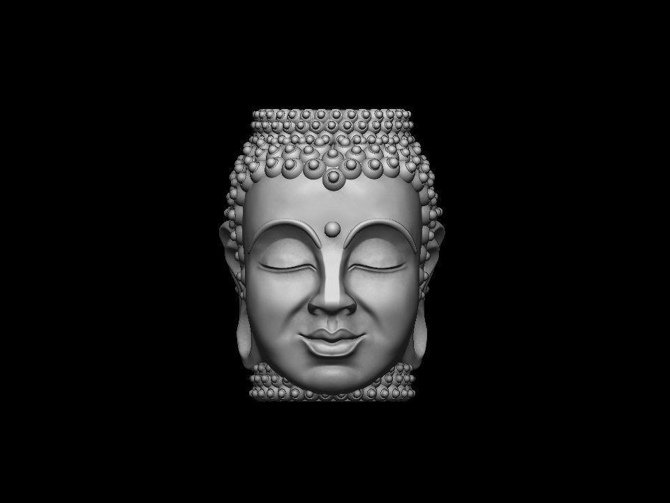 Buddha BEAD  BRACELET charm 3D print model_2
