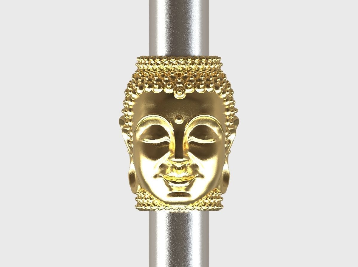 Buddha BEAD  BRACELET charm 3D print model_7