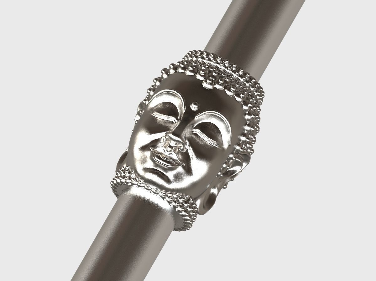 Buddha BEAD  BRACELET charm 3D print model_13