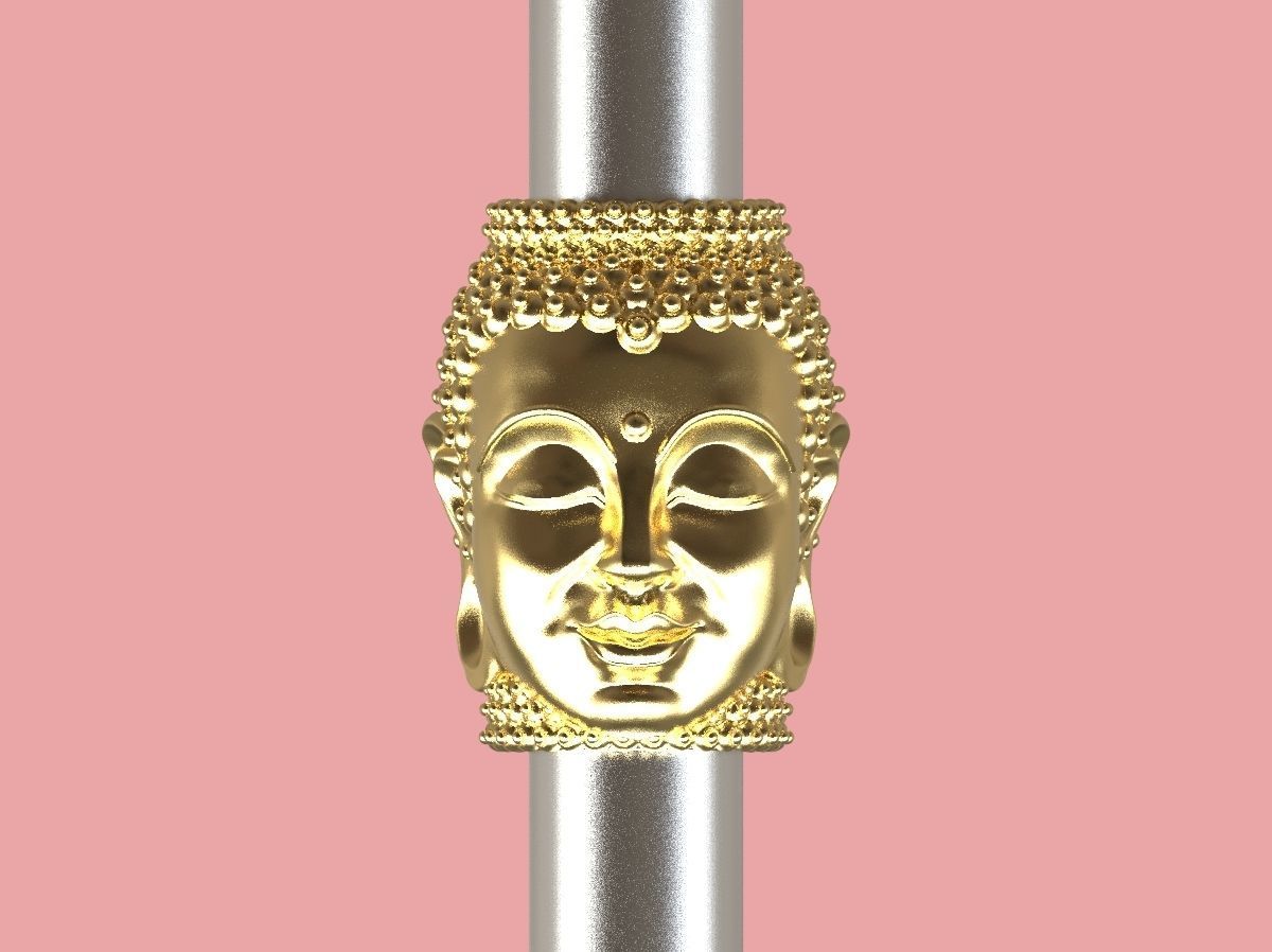 Buddha BEAD  BRACELET charm 3D print model_11