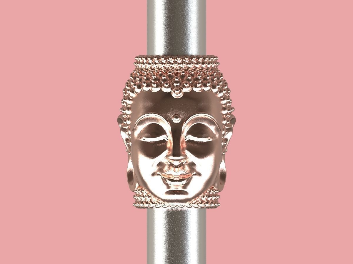Buddha BEAD  BRACELET charm 3D print model_9
