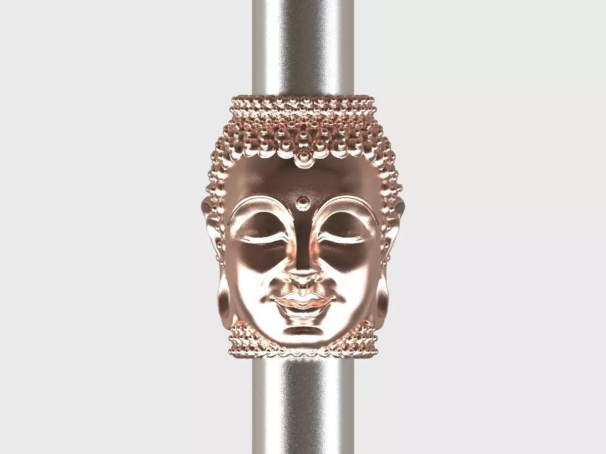 Buddha BEAD  BRACELET charm 3D print model_0