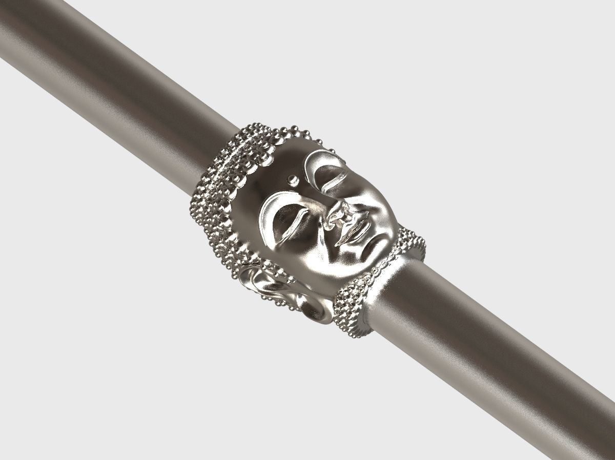 Buddha BEAD  BRACELET charm 3D print model_17