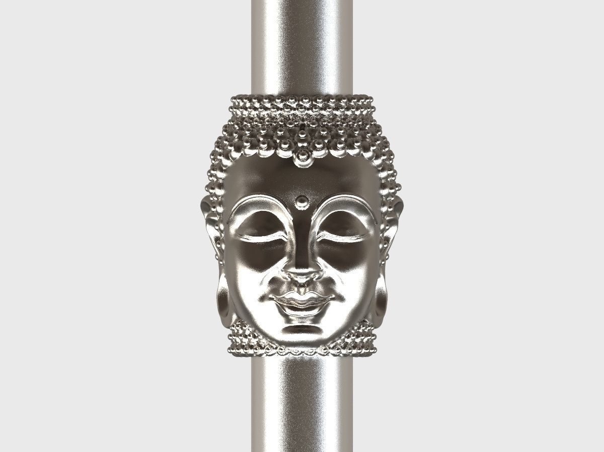 Buddha BEAD  BRACELET charm 3D print model_10