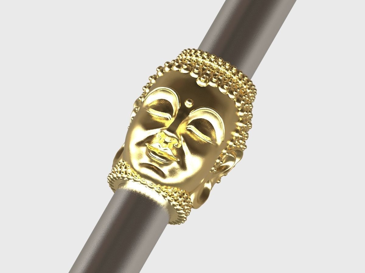 Buddha BEAD  BRACELET charm 3D print model_15
