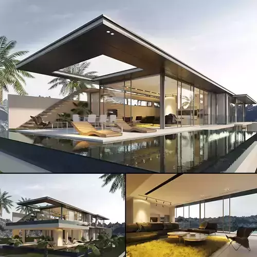 The First Crescent Villa 3D model