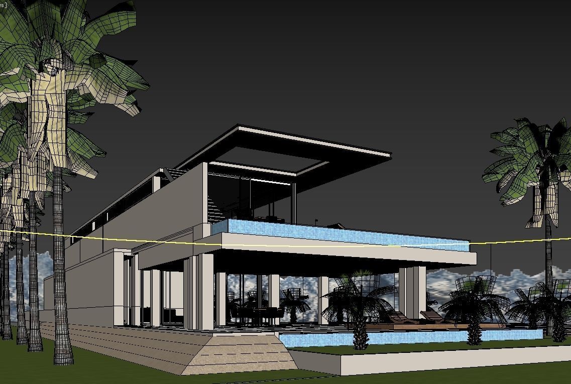 The First Crescent Villa 3D model_27