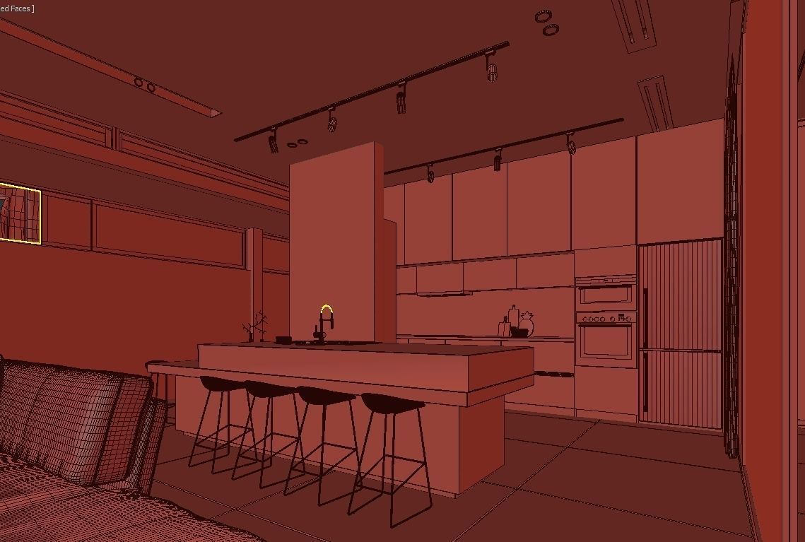 The First Crescent Villa 3D model_22