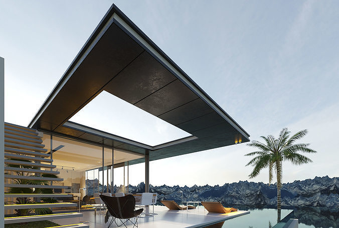 The First Crescent Villa 3D model 5