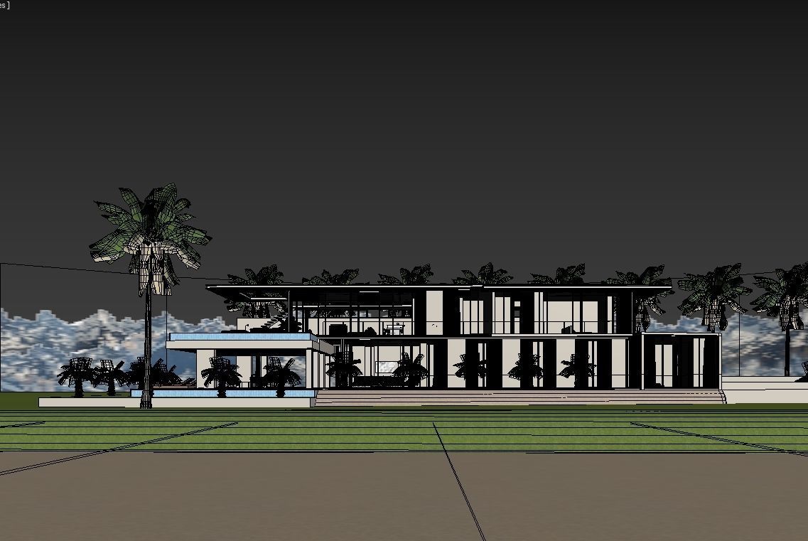 The First Crescent Villa 3D model_29