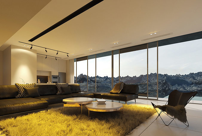 The First Crescent Villa 3D model 7
