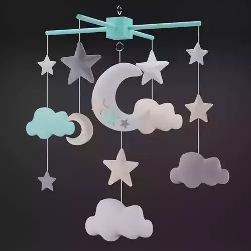 Baby Mobile Toy 3D model