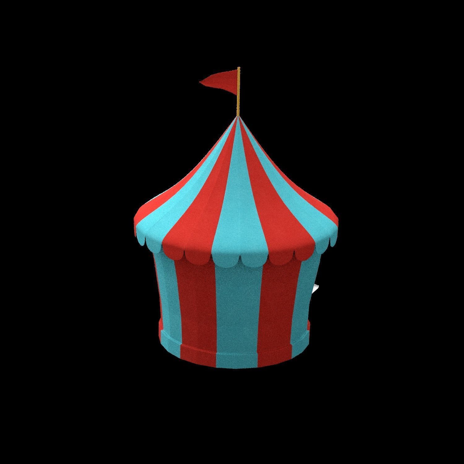 circus tent 3D model_3