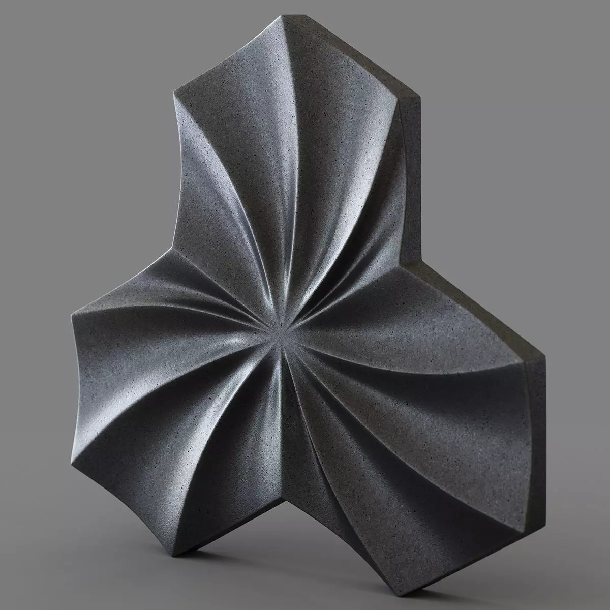 Wall tile concrete 3D model_0