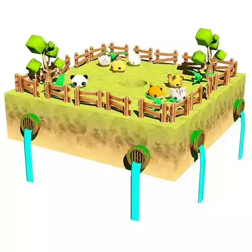 Farm level modular 3d model