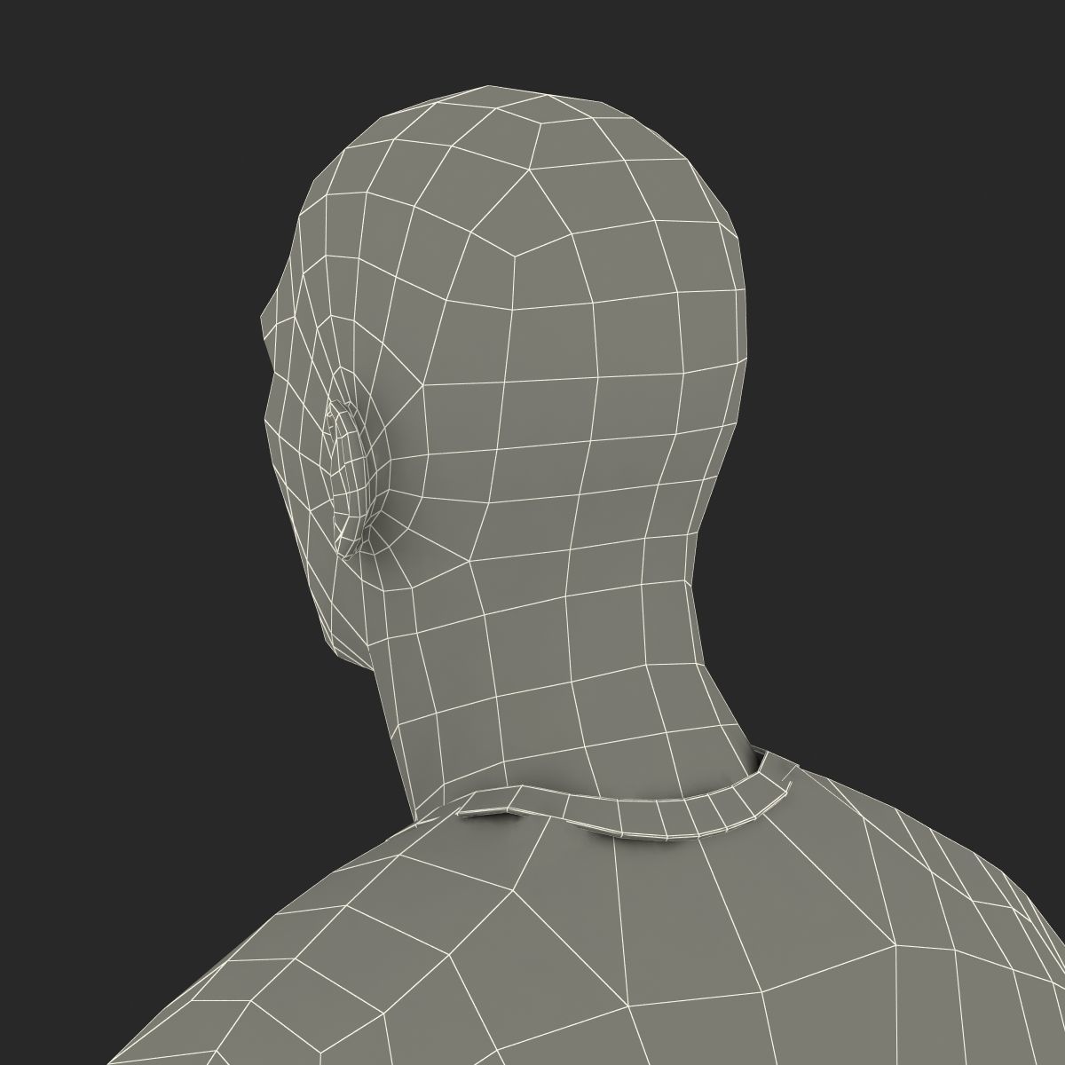 Soccer Player Real Madrid Rigged 2 3D model_38