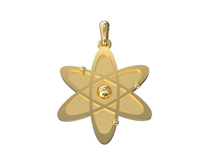 New atom 3D print model